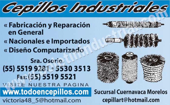 CEPILLOS INDUSTRIALES Imagen