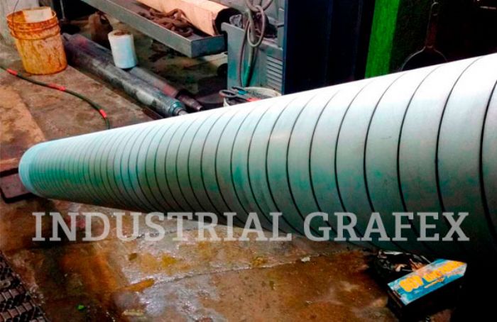 RODILLOS ENGOMADORES PARA APLICACION DE SILICON - INDUSTRIAL GRAFEX