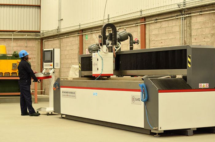 El corte por chorro de agua  - 