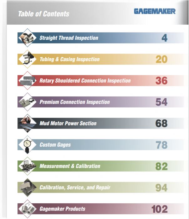 Instrumentos de Medición GAGEMAKER  - GAGEMAKER