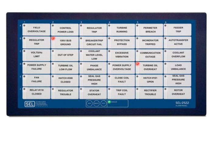 PANEL DE ALARMA - Schweitzer Engineering Laboratories