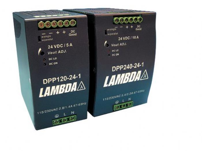 FUENTES DE ALIMENTACIÓN PARA MONTAJE EN RIEL DIN DE 120W Y 240W DE LA SERIE DPP120-240 - TDK LAMBDA