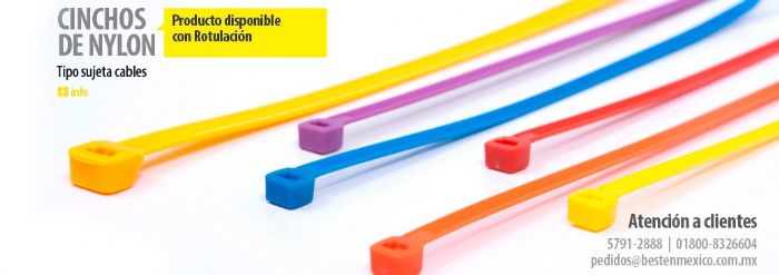 CINCHOS DE NYLON Y SELLOS DE SEGURIDAD BESTEN - BESTEN MÉXICO