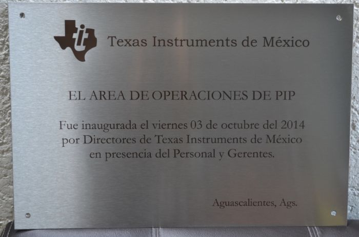 PLACAS CONMEMORATIVAS - 