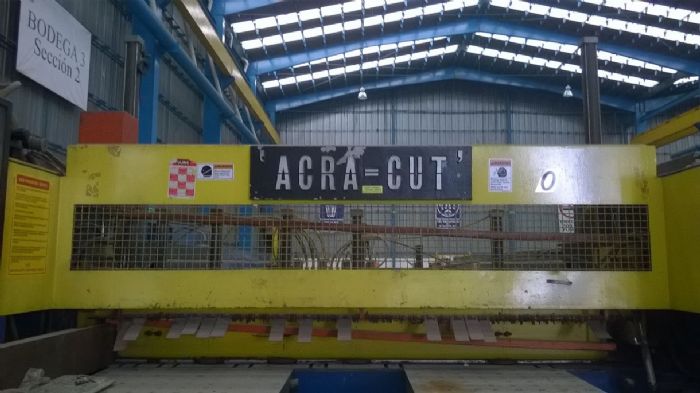 REMATE MAQUINA ACRA CUT PARA CORTE PLACA 5" ESPESOR - ACRA CUT 