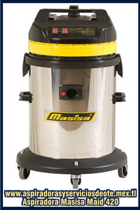 Aspiradora Industrial  * Marca Masisa *Modelo 420 de 16 Galones de 2 Motores  Aspira Sólidos y Líquidos - Masisa