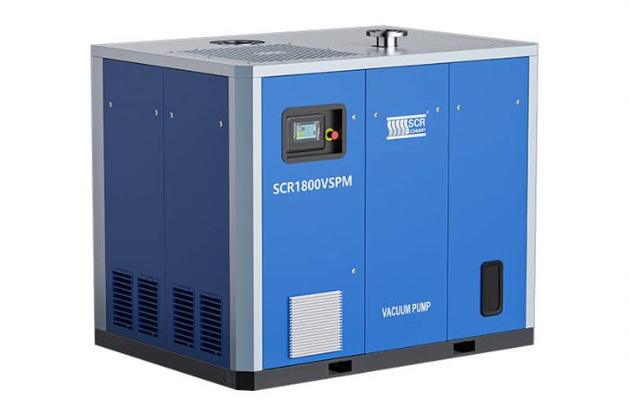 Bomba de vacío de tornillo lubricado de alta eficiencia con variador de velocidad. - SCR COMPRESSOR
