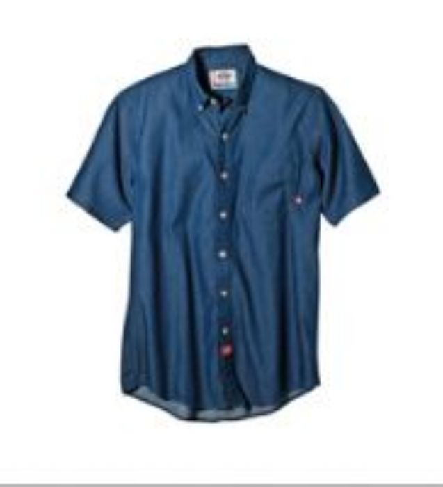 CAMISA DE MEZCLILLA DE MANGA CORTA - DICKIES