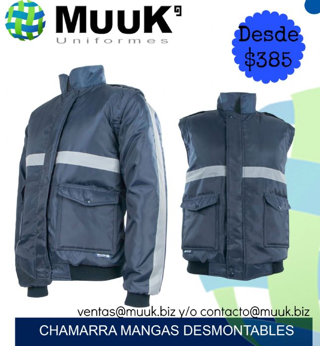 UNIFORMES Chamarras, chalecos, playeras - Muuk Uniformes