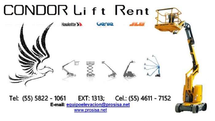 PLATAFORMA ARTICULADA DE PASILLO ANGOSTO ELECTRICA - HAULOTTE