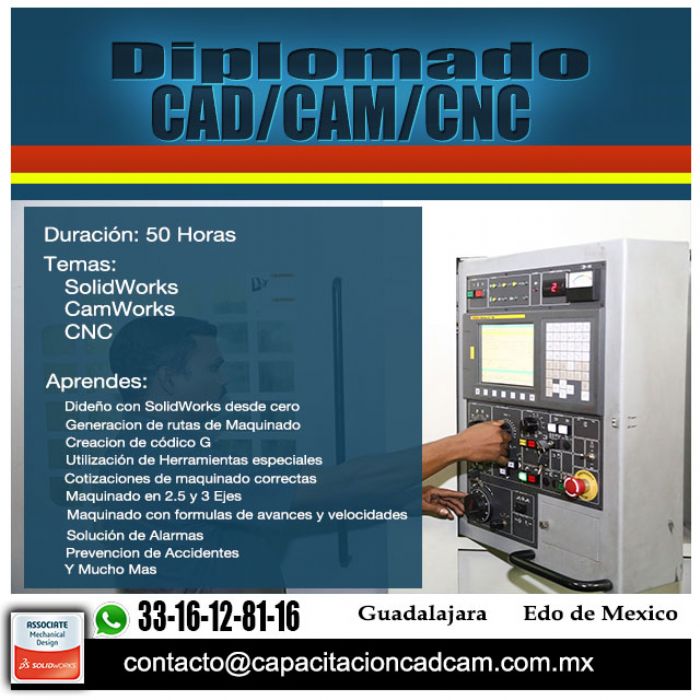 Curso de Maquinado CNC 2.5 y 3 Ejes  - 