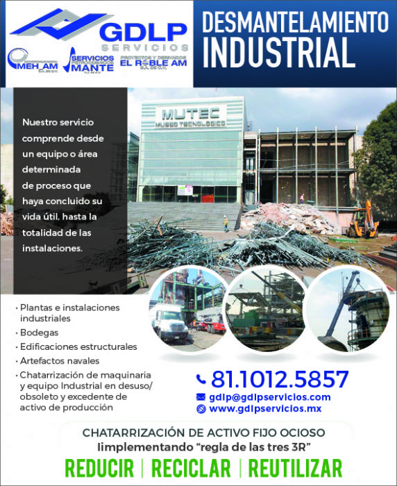 DESMANTELAMIENTO INDUSTRIAL - GDLP SERVICIOS