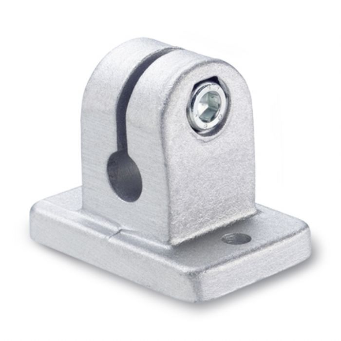 Abrazaderas para conectores con bridas Medidas en pulgadas y métricas, aluminio  - JW Winco