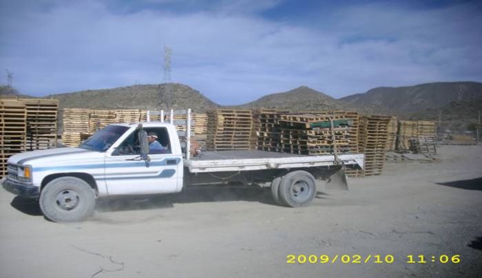 Tarima de Madera Reciclada 42"x42" - 