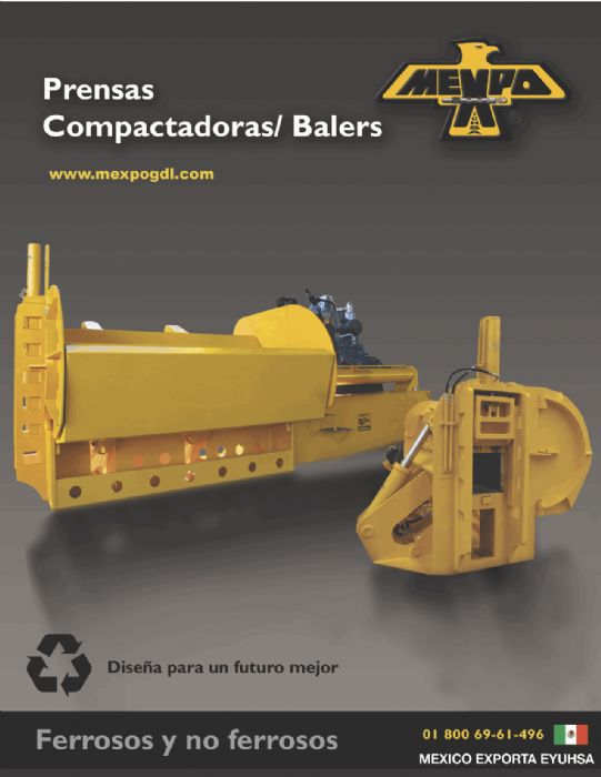 Prensa para Chatarra de alta densidad - MEXPO