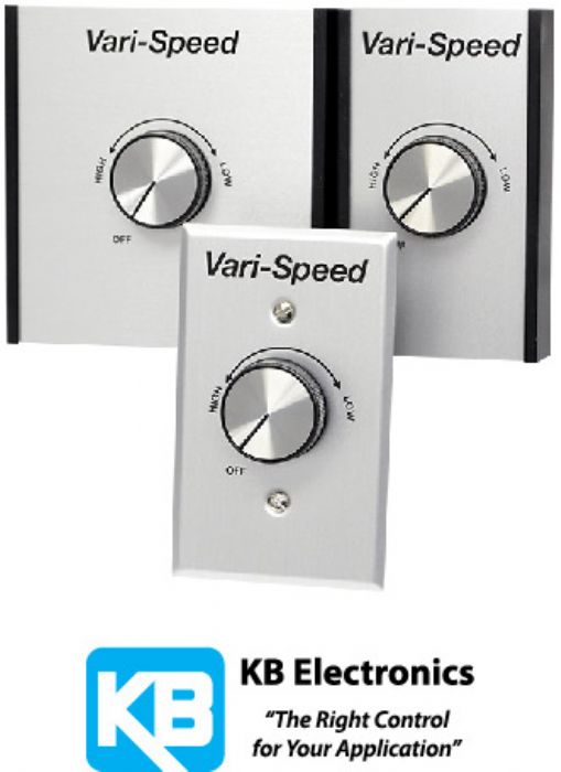 Control de velocidad del ventilador del motor de CA - KB Electronics