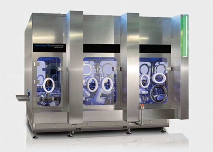 MicroRobot 50 Robotic micro dosing machine under isolator - MACOFAR®