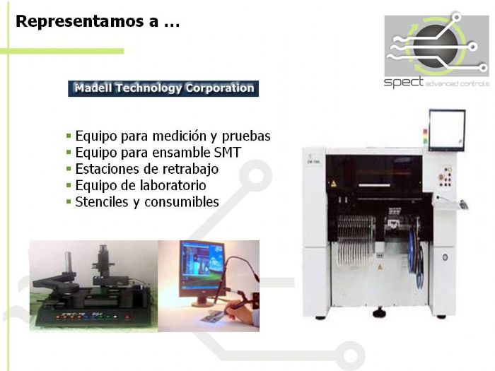 Equipo para Medición y Pruebas - MADELL TECHNOLOGY