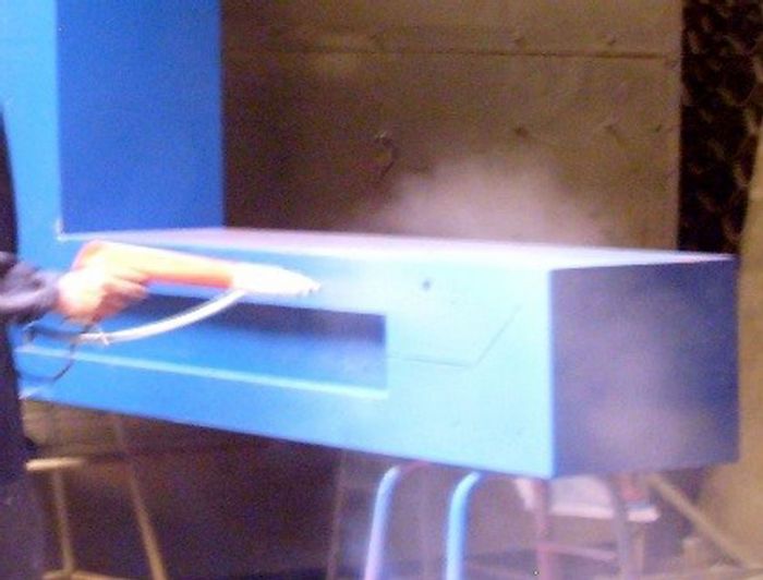 APLICACION DE PINTURA ELECTROSTÁTICA EN POLVO - 