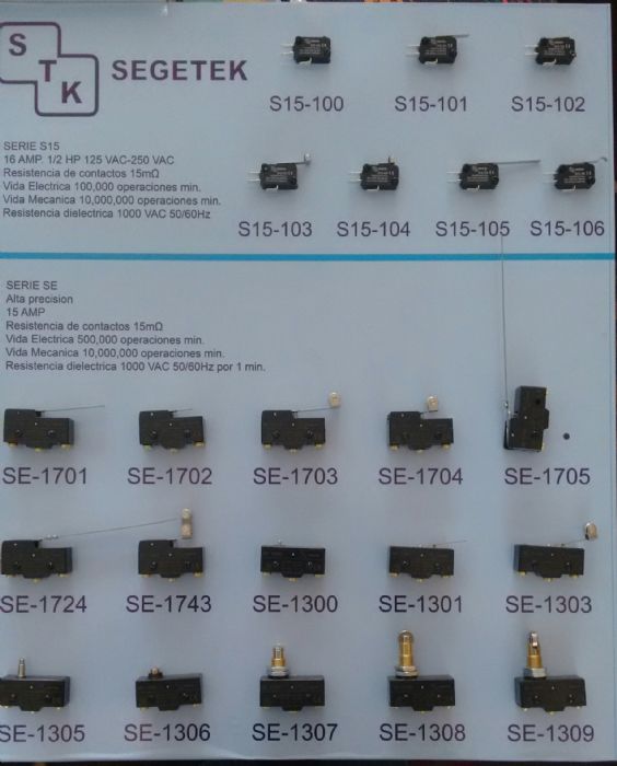 Microswitchs - SEGETEK