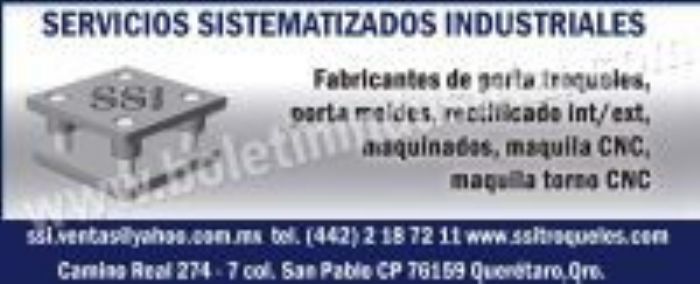 MOLDES - SERVICIOS SISTEMATIZADOS INDUSTRIALES
