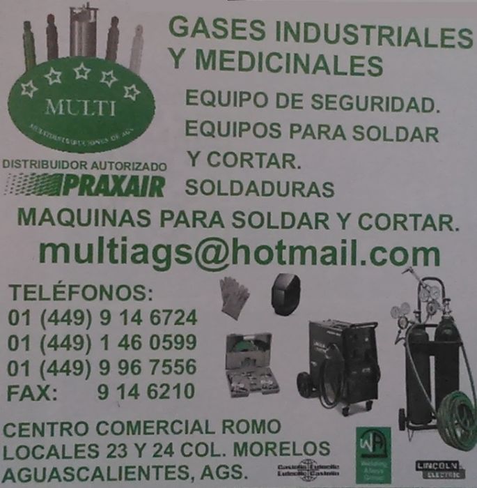 Cilindros de Gases Industriales - MULTIAGS