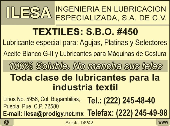 Lubricantes especial para platinas  - 