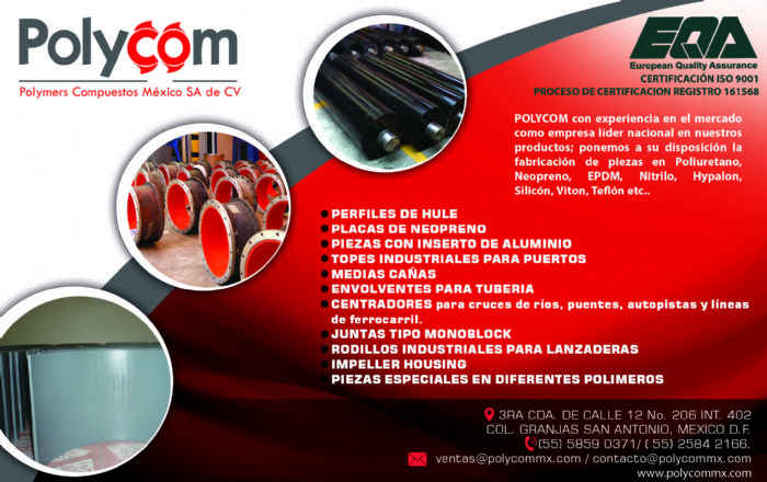 FABRICANTE DE MEDIAS CAÑAS DE POLIURETANO POLYCOM - POLYCOM