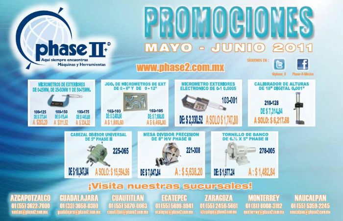 PROMOCIONES MAYO Y JUNIO 2011 - 