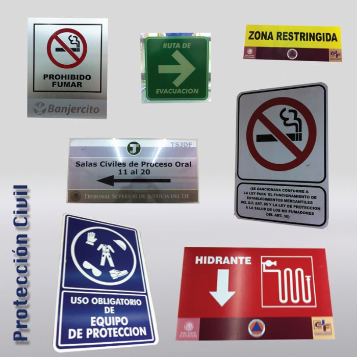 Señalamientos de Protección Civil - Grupo Anahuac