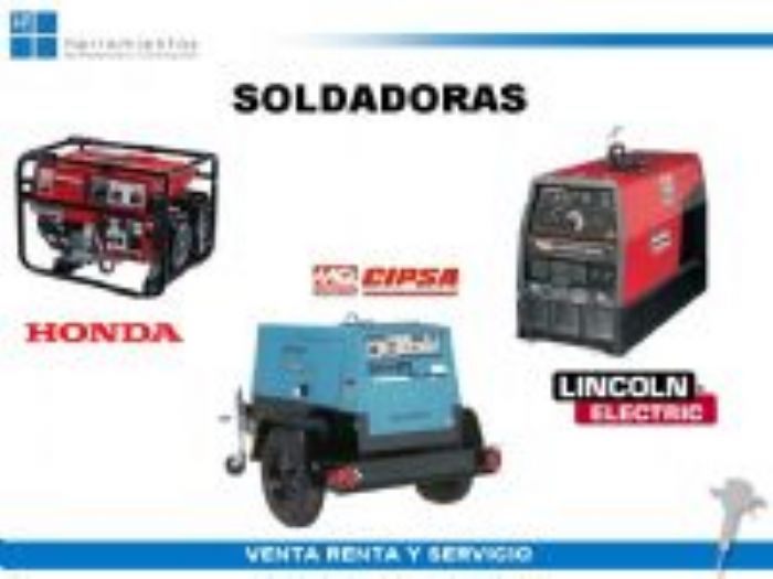 RENTA DE SOLDADORAS - HERRAMIENTAS DE PRODUCCION