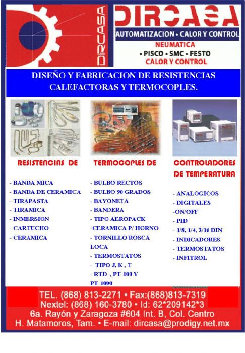 Resistencias de Banda - Dalton Electric  ,   CALORA Heater Band