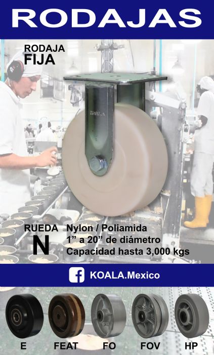 Rodaja Rueda Nylon KOALA - KOALA