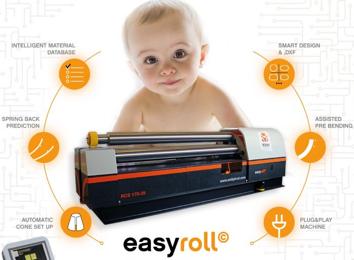 Roladora de placa CNC - AMB Picot