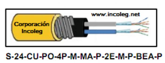 Cable Blindado UTP 2 hilos - Incoleg