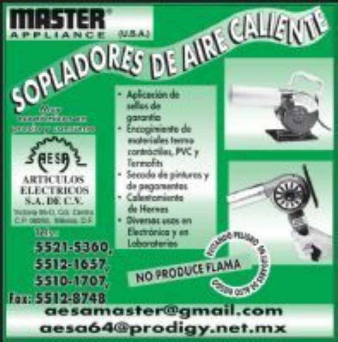 SOPLADORES CENTRIFUGOS - AESA