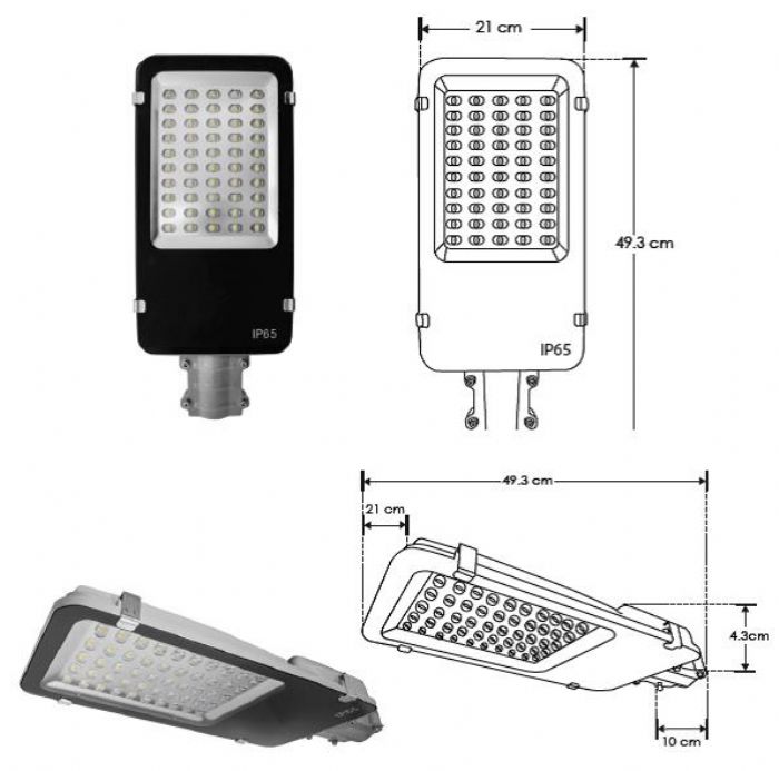 Luminario de LED suburbano - ILUMILEDS