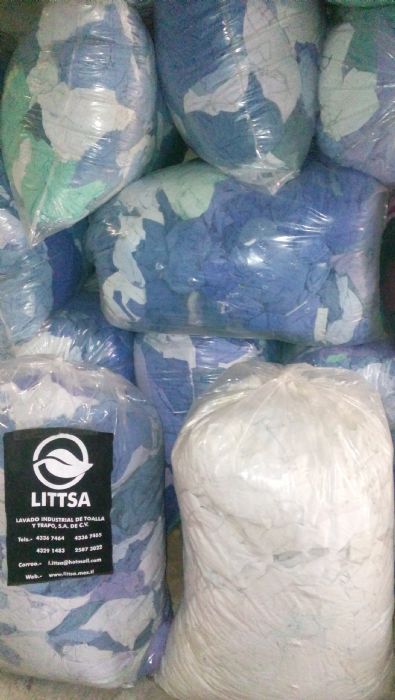 TRAPO TIPO SABANA BLANCA Y DE COLOR - LITTSA