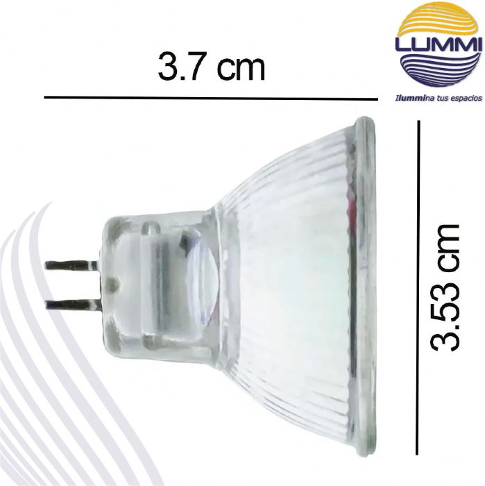 Foco De Halogeno Mr-11 12v. 35w. Gz4 (mr11fthc) - LUMMI