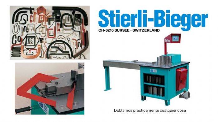 Dobladora universal horizontal - Stierli Biegger.- AG