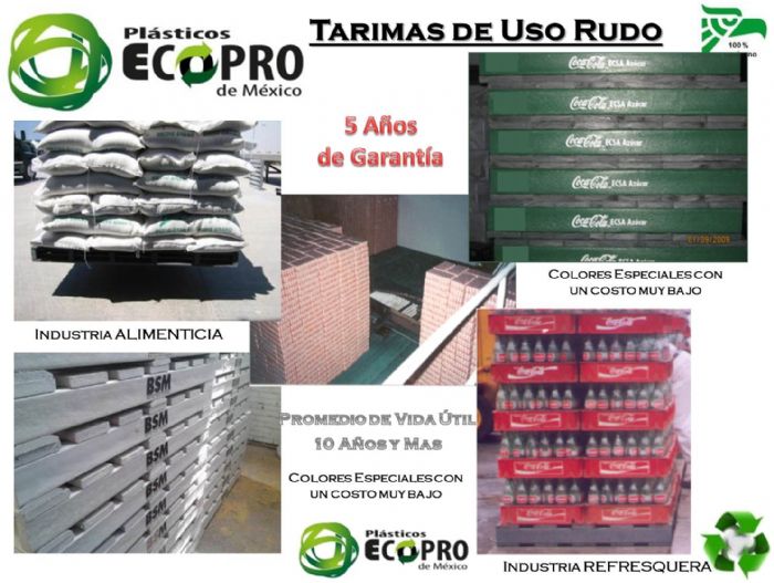 TARIMAS DE PLASTICO - PLASTICOS ECOPRO