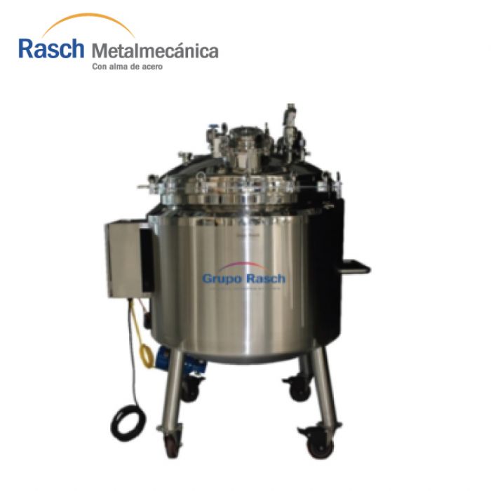 Tanque tipo Reactor con agitador magnético. - 