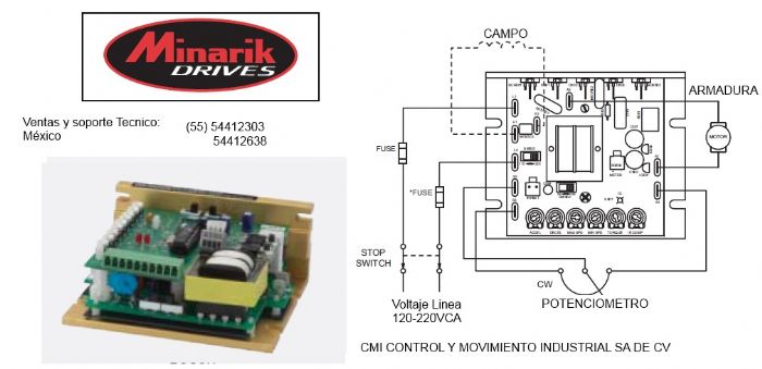 Tarjeta Regenerativa y/o Reversible - Minarik