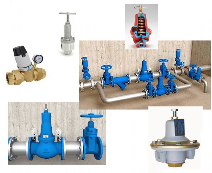 Válvulas reductoras de presión de acción directa - 