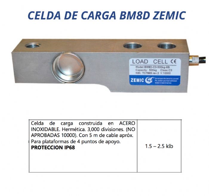 Celda de carga - ZEMIC