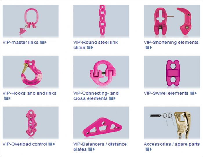 Accesorios para cadena y eslingas - RUD