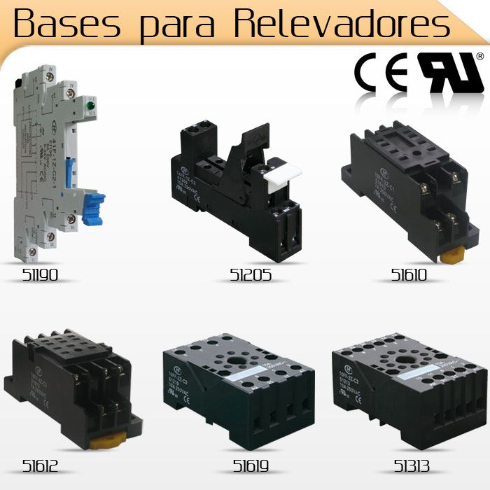bases para relevadores - Varias