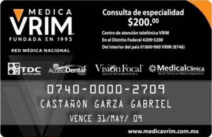 membresía médica VRIM - VRIM