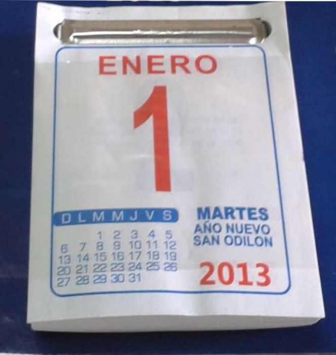 CALENDARIO EXFOLIADOR - CALENDARIOS JALOMO