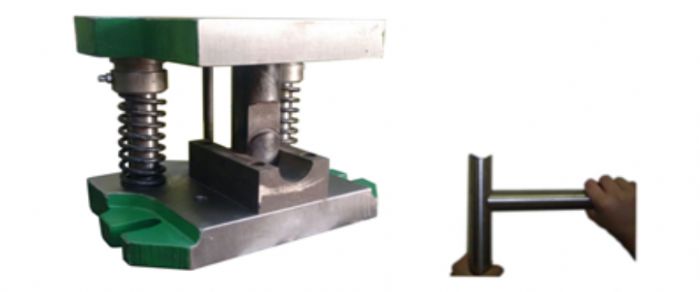 TROQUEL TIPO CORTE BOCA DE PESCADO  - CURVA-TUBOS